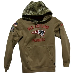 Nike New England Patriots Salute To Service Camo Hoodie Size Small NFL Football - Picture 1 of 5