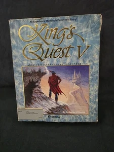 King's Quest V (IBM, 5.25") Point n Click Adventure *Sierra* Big Box complete - Picture 1 of 5