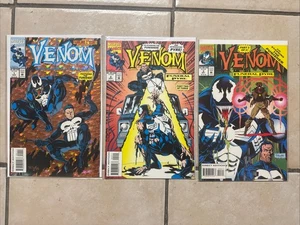 VENOM FUNERAL PYRE 1-3 Marvel Comics 1993 Complete Set - Picture 1 of 4