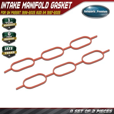 Juego de juntas de colector de admisión de motor para VW Passat Audi A4 A6 Quattro V6 2,8 L 3,0 L Foto 1 de 4