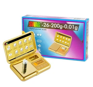 Swag Scale 200g x 0.01g - Swag 26 Gold - Digital Pocket Scale, Jewelry, Herbs - Picture 1 of 1