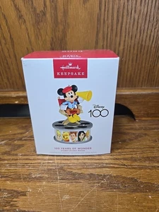 Director Mickey Mouse Ornament 100 Years Wonder Disney Magic Hallmark 2023 NIB - Picture 1 of 3