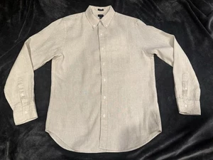 J.Crew Classic Linen-Blend Shirt for Men  - Medium - Stone White - Picture 1 of 11