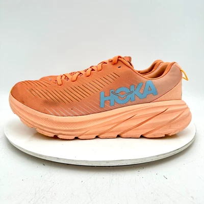 Hoka One One Rincon 3 Women Size 8.5B 1119396 SCPP Shell Coral Peach Pink Shoes - Image 1 of 4