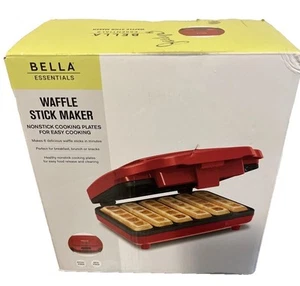 BELLA Waffle Maker 6 Stick Nonstick Cooking Plates New Open Box TSK-2184AW - Picture 1 of 7