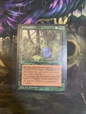 Primal Order Homelands RARE MTG 1995 Magic the Gathering CARD Enchantment - Image 1 of 3