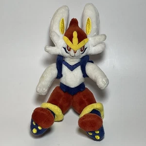 Pokemon Center Authentic Cinderace Posable Plush 8" Pokedoll Stuffed Animal Doll - Picture 1 of 6