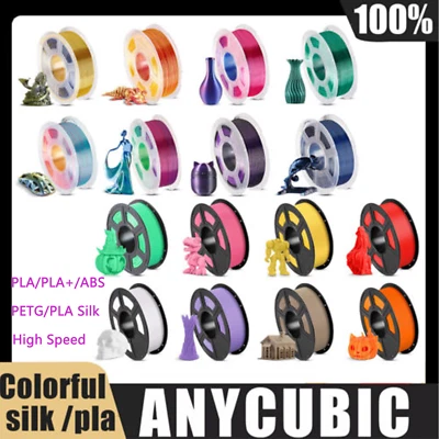【Add 3 Pay2】ANYCUBIC 1KG 3D Printer Filament PLA Silk/PETG/High Speed 1.75mm Lot - image 1 of 4
