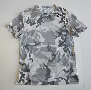 Nike Pro Combat Hyper Cool Shirt Herren L grau Camouflage Fitted Performance Swoosh - Bild 1 von 10