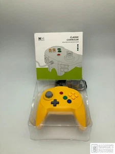 Nintendo 64 • Mando clásico • amarillo • como nuevo • EMBALAJE ORIGINAL • probado • N64 - Imagen 1 de 6