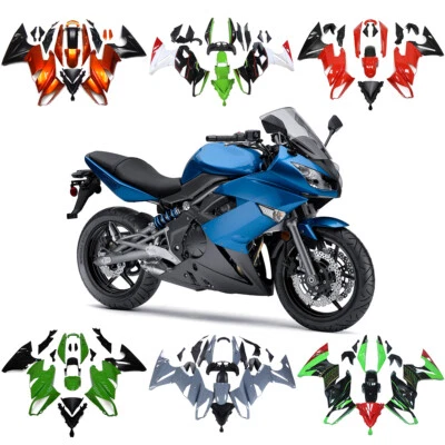 ABS 车身适用于川崎忍者 650r 2009 2010 2011 ER-6F 09-11 整流罩 Bodykit — 第 1/4 张图片