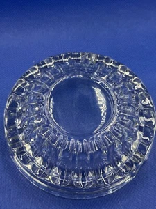 Cenicero de cristal - pesado - redondo de 4 pulgadas - Imagen 1 de 3