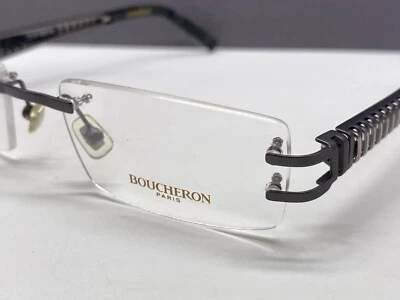 Monturas de gafas para mujer negras plateadas sin montura BEO 129,03 París precio original: 525 € Foto 1 de 4