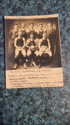 ROSEVILLE MICHIGAN VINTAGE BASKETBALL TEAM 1900s Cover
