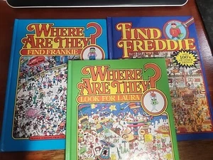 3 book lot Where are They? Freddie, Frankie, Laura by AnthonyTallarico Hardcover - Imagen 1 de 17