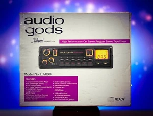 AUDIO-GODS EA890 ๐RaRe๐ Open Boxed Car Cassette Receiver Wood Color - Picture 1 of 5