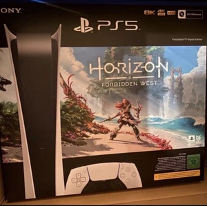 Sony PlayStation 5 Digital Edition + Horizon Forbidden West Spiel Neu - Bild 1 von 1