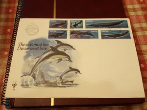 South West Africa 1980 SWA Whales FDC First Day Cover Hentiesbay pictorial hs - Picture 1 of 3