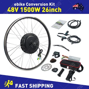 1500W 26" Electric Bicycle Motor Conversion Rear Wheel EBike w/LCD Meter AU - Picture 1 of 11