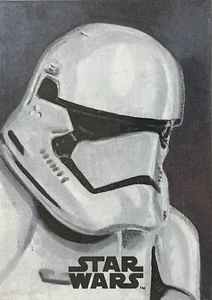 Force Awakens Stormtrooper Sketch Card (Jonarton) - Picture 1 of 2