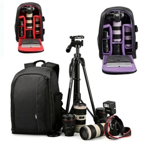 PRO Digitial Camera Backpack DSLR SLR EOS Lens Laptop Organiser Storage Rucksack - Picture 1 of 13