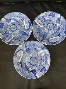Three Spode Blue Room Collection Sunflower Bread & Butter Plates - Picture 1 of 3
