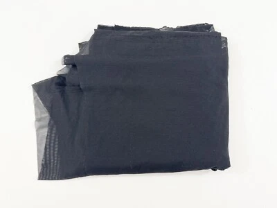 Tela de malla 40D nailon spandex 4 vías elástico tul 63x66" EN negro Foto 1 de 4