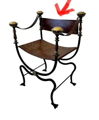 сменный кожаный предмет сзади для стула кампании Iron Savonarola - Изображение 1 из 4