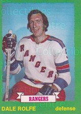 1973-74 O-pee-chee Light Backs #177 Dale Rolfe