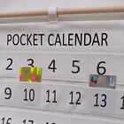 (Duże 31 kieszeni) Kieszeń Organizer wykresów kieszonkowych Kalendarz Tabela kieszonkowa