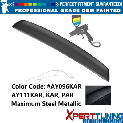 Fits 08-23 Dodge Challenger Trunk Spoiler Painted #PAR Maximum Steel Metallic Foto 1 de 4