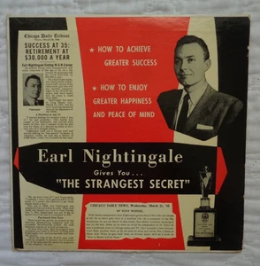 Earl Nightingale Gives You The Strangest Secret 10" lp,1956,STILL CLEAN & GLOSSY - Picture 1 of 4