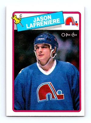#223 1988-89 O-Pee-Chee  Jason Lafreniere Nordiques - Image 1 of 2
