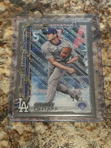 2025 Topps Holiday Shohei Ohtani Silver Glitter Parallel #H1 SP Dodgers - Bild 1 von 2