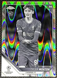 2021-22 Topps Chrome UCL Ray Wave Refractor #87 Tyler Morton (RC) - Liverpool - Bild 1 von 2