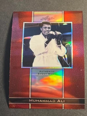 2011 Red Acetate Refractor Finish PROOF w/o Event Worn Piece Muhammad Ali #30 - Image 1 of 2