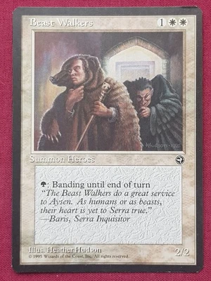 Magic The Gathering HOMELANDS BEAST WALKERS white card MTG - Image 1 of 2