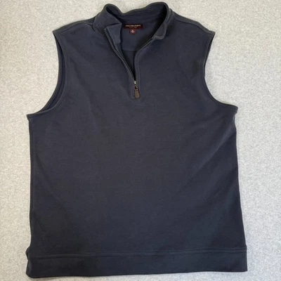 Johnston And Murphy 100% Pima Cotton sweater vest blue size XL - Image 1 of 4