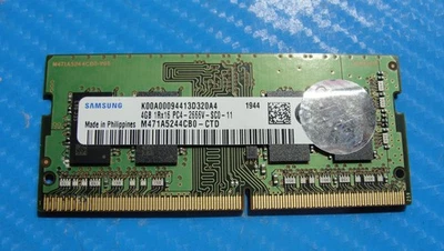 HP 15-ef0023dx Samsung 4GB 1Rx16 PC4-2666 Memoria RAM SO-DIMM M471A5244CB0-CTD Foto 1 de 2