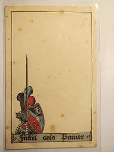 Stuttgart - Círculo de conexión - Escudo de armas - Casco de caballero - Raqueta / Studentika - Imagen 1 de 1