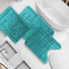 Tapis de salle de bain ultra doux antidérapant et absorbant - ensemble de tapis mémoire absorbant 3 pièces