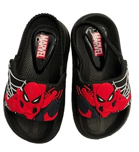 Spiderman Slides Sandals Water Shoes Toddler Boys 5 6 S Marvel Avengers NWT NEW - Picture 1 of 9