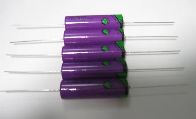 5 Tadiran TLL-5903 iXtra LiSOCl2 Lithium 3.6v AA TL5903 wire axial leads Battery - Image 1 of 4