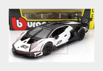 1:24 BURAGO Lamborghini Essenza Scv12 #12 2021 White Black BU28023 - Immagine 1 di 2
