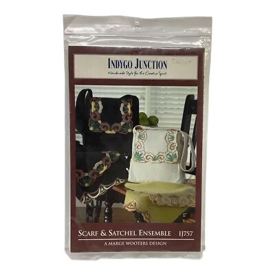 Scarf & Satchel Ensemble Indygo Junction Sewing Craft Pattern # IJ757 - Image 1 of 2
