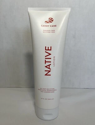 Native Candy Cane Hand & Body Lotion Peppermint- 12 oz Sealed New - Image 1 of 2
