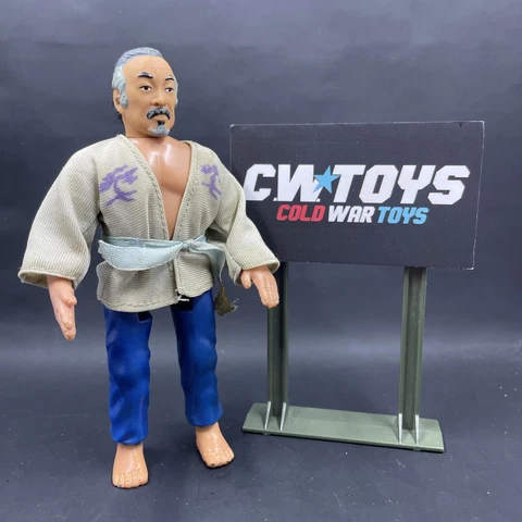 1986 Remco Karate Kid Mr Miyagi Kick And Chop Action Work Cover