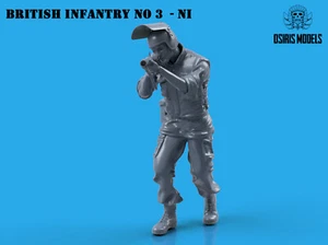 1970s British Infantry Figur No3 - Made to order - Check Lead Times - Bild 1 von 3