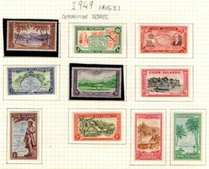 Cook Islands 1949 1961 Local Views SG150-59 Mint/MNH - Picture 1 of 1