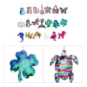 20 Pcs Reflective Keychain Miss Child Cartoon Keychains Birthday - Picture 1 of 12
